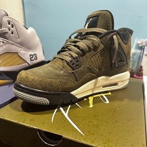 Air Jordan Olive Green Sneakers